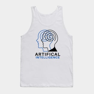 Artifical Intelligence - Ai - Human Brain Tank Top